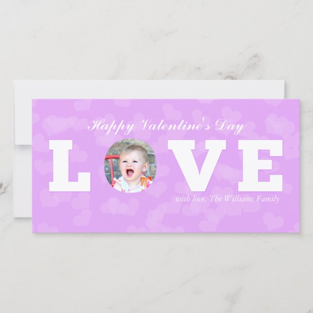 LOVE | Valentine's Day Holiday Card (Front)
