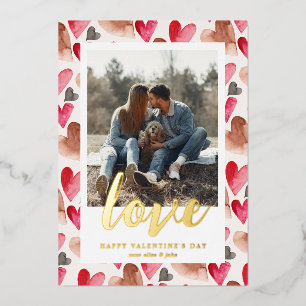 Love Valentine's Day Photo Carte de vacances
