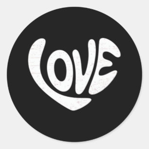 Love Valentine's Day Women's Valentine's Day Essen Classic Round Sticker