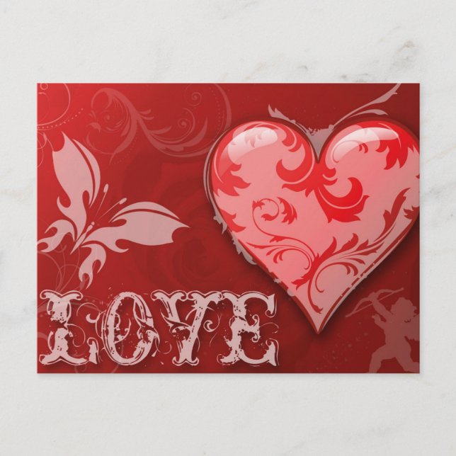 Love valentine's gift card (Front)