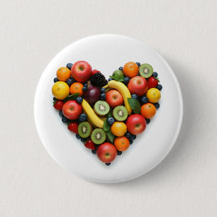 Love Vegan 2 Inch Round Button