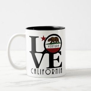 LOVE Ventura California 11oz Two-Tone Coffee Mug