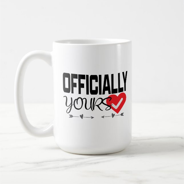 Love Verified Heart Checkmar Coffee Mug (Left)