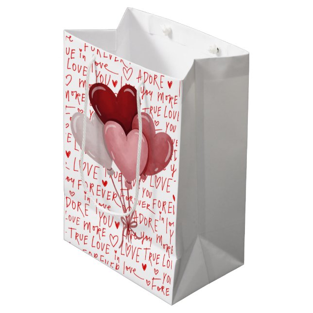 Love Vibes Medium Gift Bag (Front Angled)