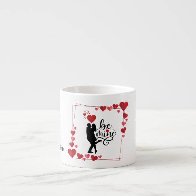 Love Vibes Personalized Espresso Mug (Front)