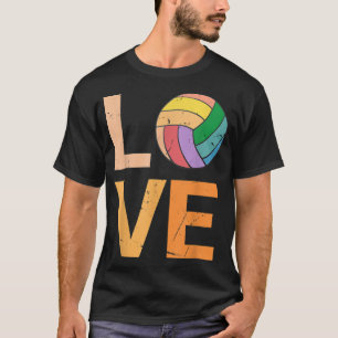 Love Volleyball Best Fun Birthday Present for Girl T-Shirt