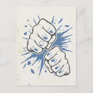 Love Vs Hate Postcard