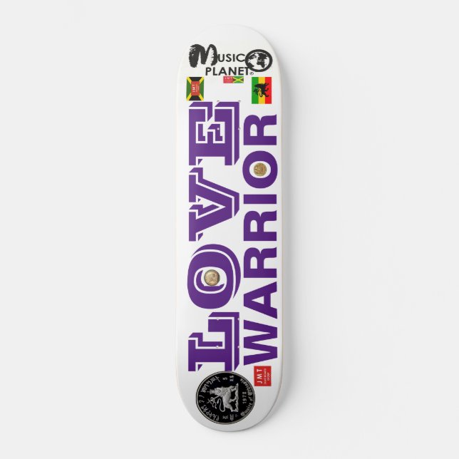 LOVE  WARRIOR  Skateboard (Front)