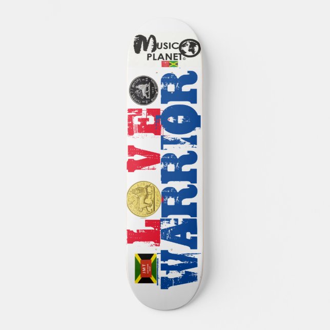 LOVE WARRIOR   Skateboard (Front)