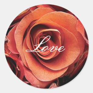 Love Wedding Envelope Seal Sticker