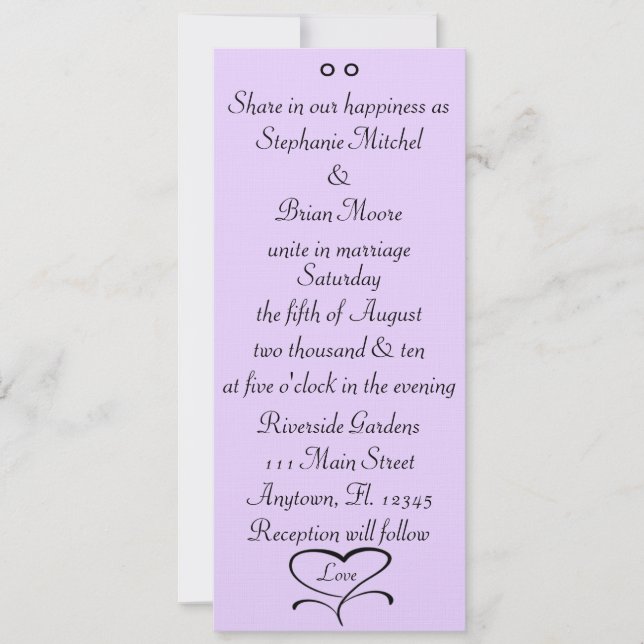 Love Wedding Invites (Front)