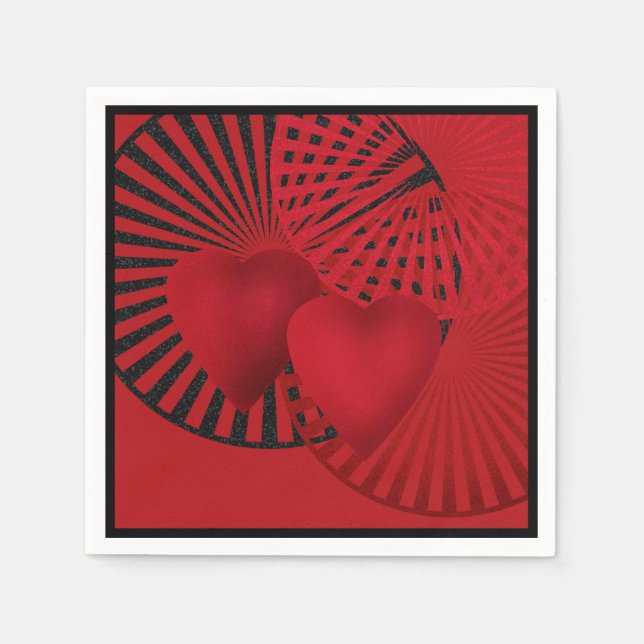 Love . Wedding Napkin (Front)