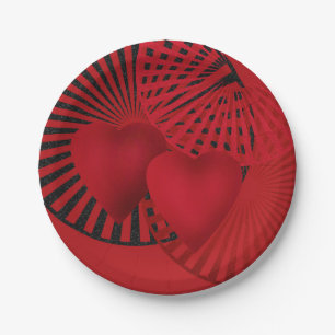 Love . Wedding  Paper Plate
