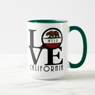 LOVE Weed California Mug