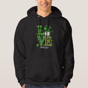 Love Welder Gnome Leopard St Patrick's Day Irish S Hoodie