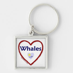Love Whales Keychain