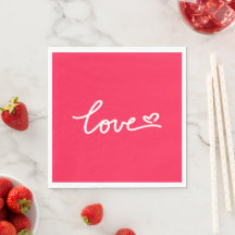 Love white text on pink 