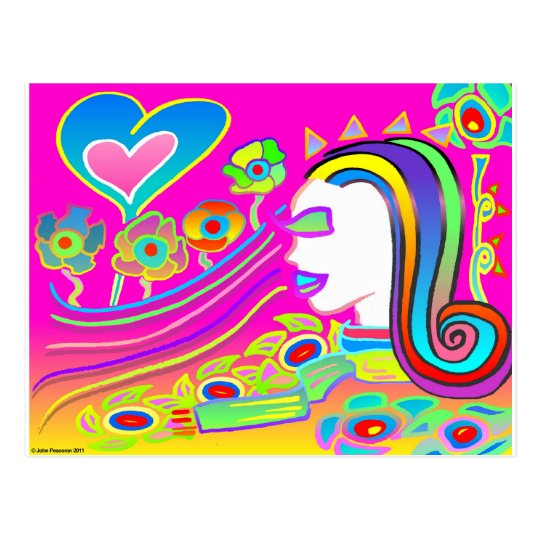 Love Will Blossom: Dream Space Postcard