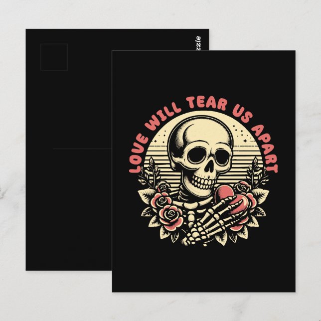 Love Will Tear Us Apart Postcard (Front/Back)