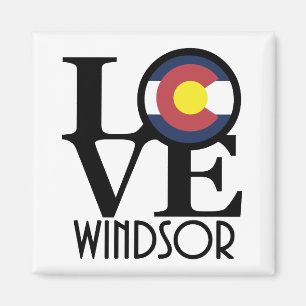 LOVE Windsor Colorado Magnet
