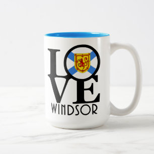 LOVE Windsor NS 15oz Two-Tone Coffee Mug