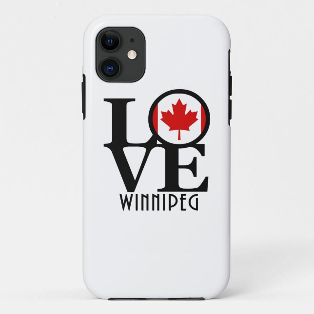 LOVE Winipeg Case-Mate iPhone Case (Back)