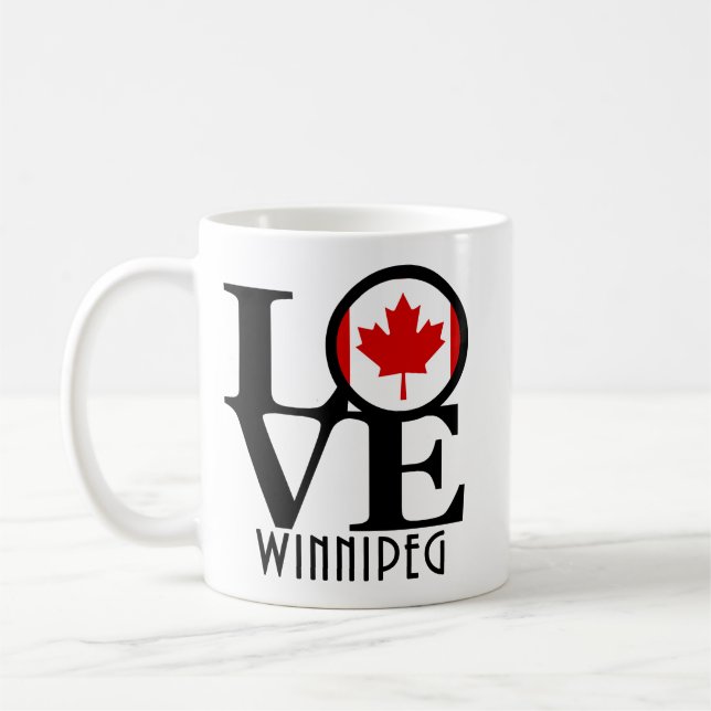 LOVE Winnipeg 11oz Coffee Mug (Left)