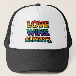 Love Wins. Always – LGBTQ+ Pride Trucker Hat