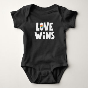 Love Wins Baby Bodysuit