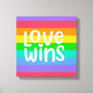 Love Wins Canvas Print