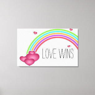 Love Wins Canvas Print