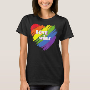 Love Wins  Heart Gay Pride Month Lgbt T-Shirt