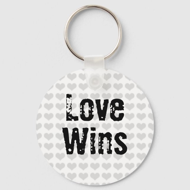 Love Wins Keychain (Front)