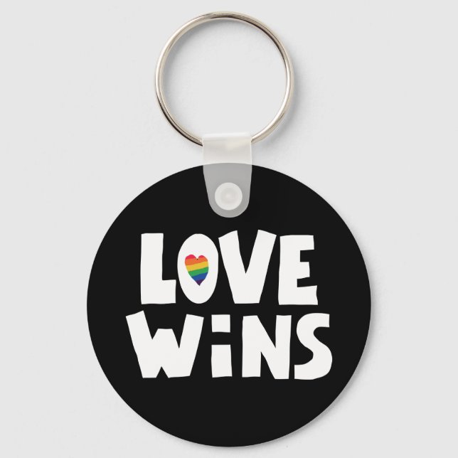 Love Wins Keychain (Front)