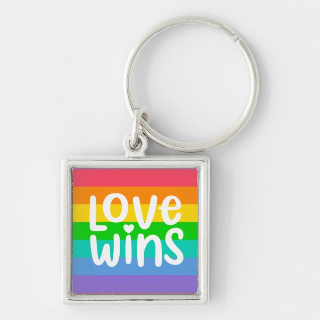 Love Wins Keychain (Front)