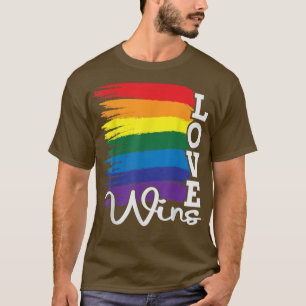 Love Wins LGBTQ Pride Month  T-Shirt