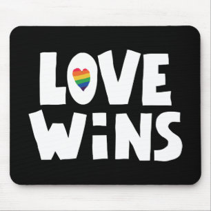 Love Wins Mouse Pad