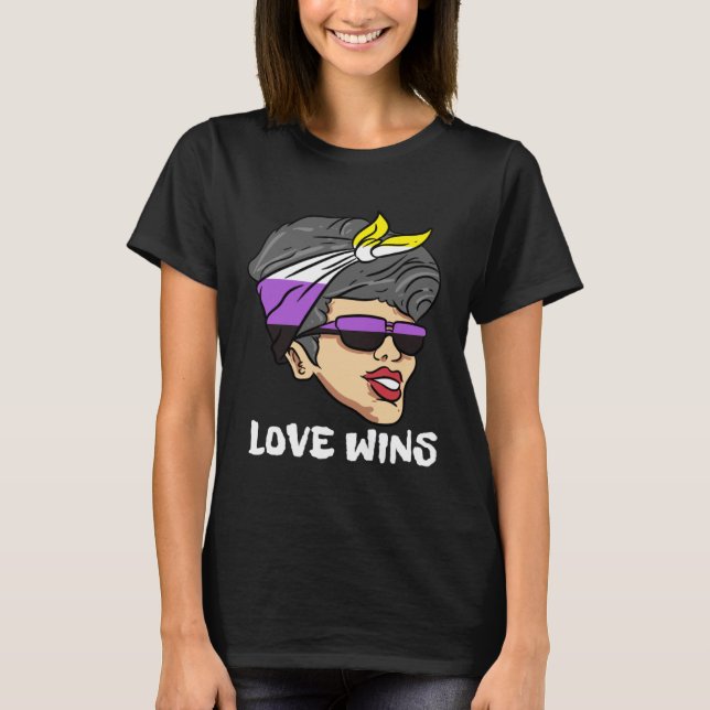 Love Wins Non Binary T-Shirt (Front)