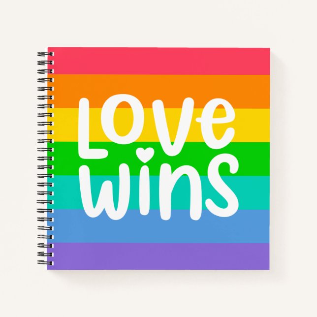 Love Wins Notebook (Front)