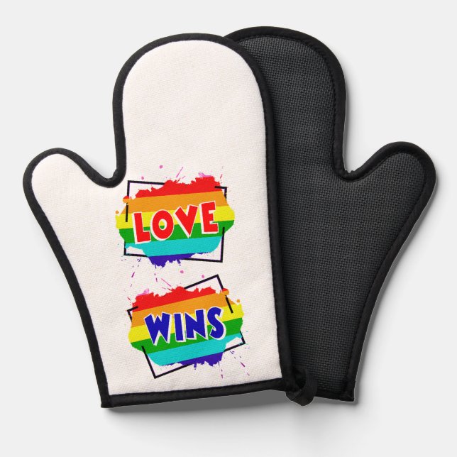 Love Wins Oven Mitt (Front/Back)