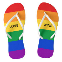 Love Wins Rainbow LGBTQ Flag Colours Custom Text