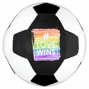Love Wins Soccer Ball