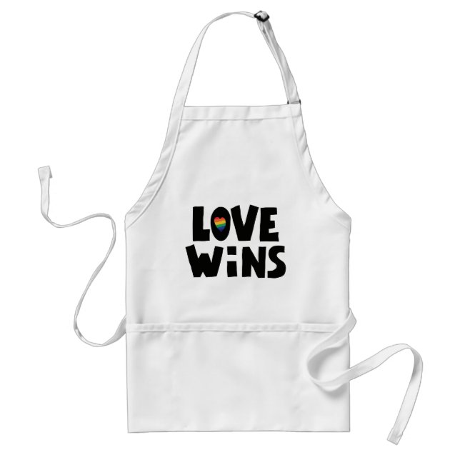 Love Wins Standard Apron (Front)