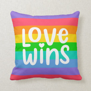 Love Wins Throw Pillow
