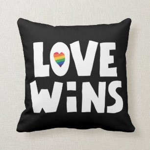 Love Wins Throw Pillow