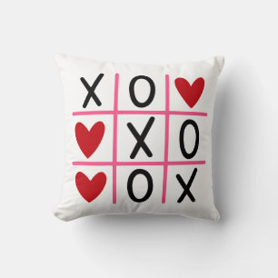 Love Wins Tic-Tac-Toe Throw Pillow