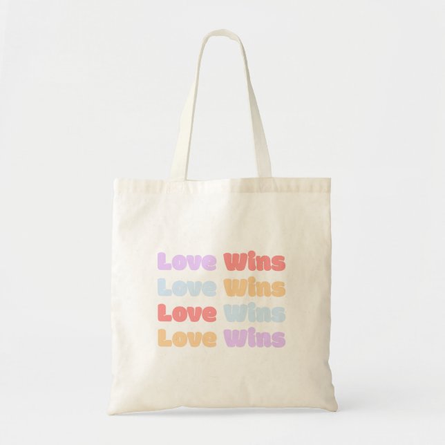 Love Wins Tote Bag (Front)