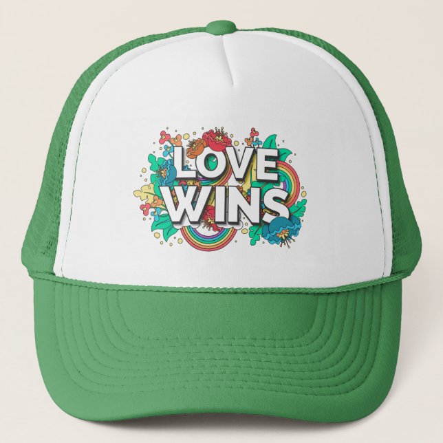 Love Wins Trucker Hat (Front)