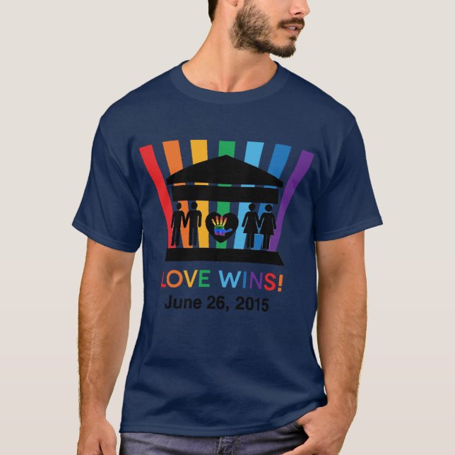 Love Wins, with the We R1 Campaign T-Shirt (Front)