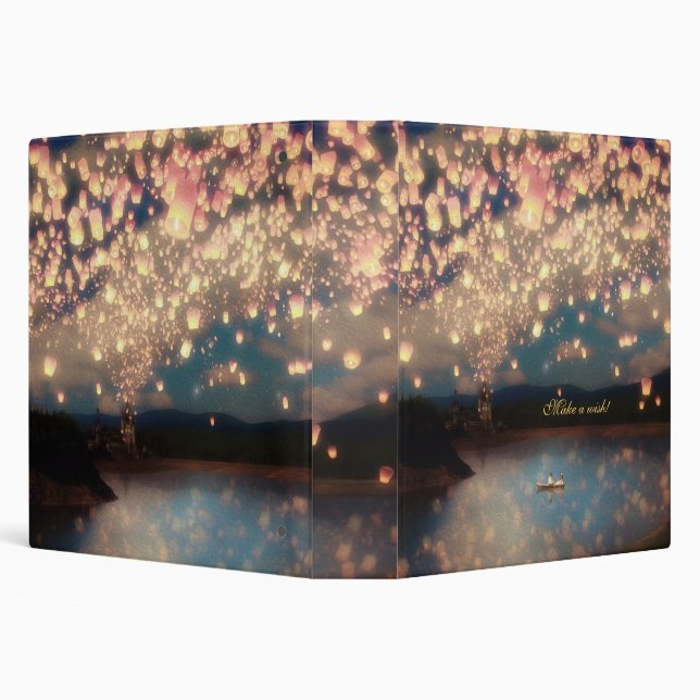 Love Wish Lanterns Binder (Background)